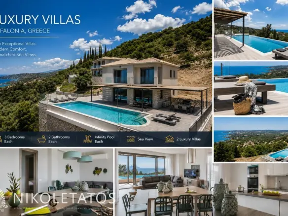 Villa Of 120 M² With Sea View In Trapezaki, Greece