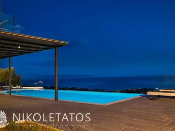 Villa Of 120 M² With Sea View In Trapezaki, Greece