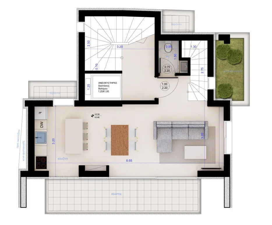 Duplex Of 113 M² In Thessaloniki