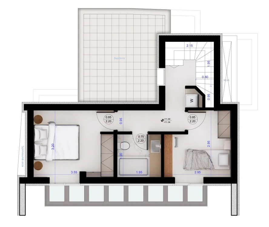 Duplex Of 113 M² In Thessaloniki