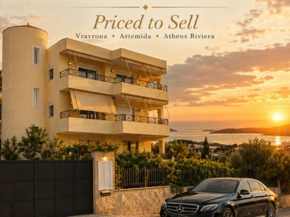 Vravrona Single-family House For Sale – Building 380 Sq.m. On A Plot Of 700 Sq.m. With Unlimited Sea