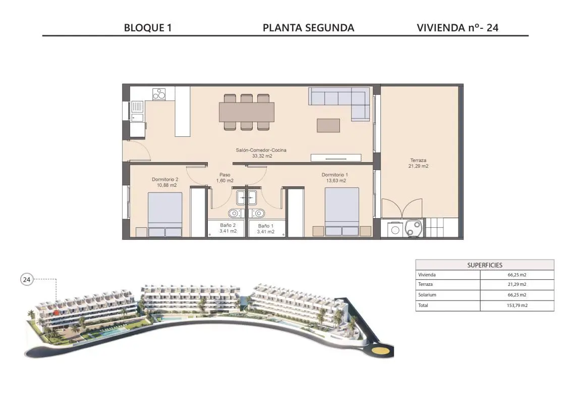 Apartment Of 87 M² With Sea View In Finestrat, Spain