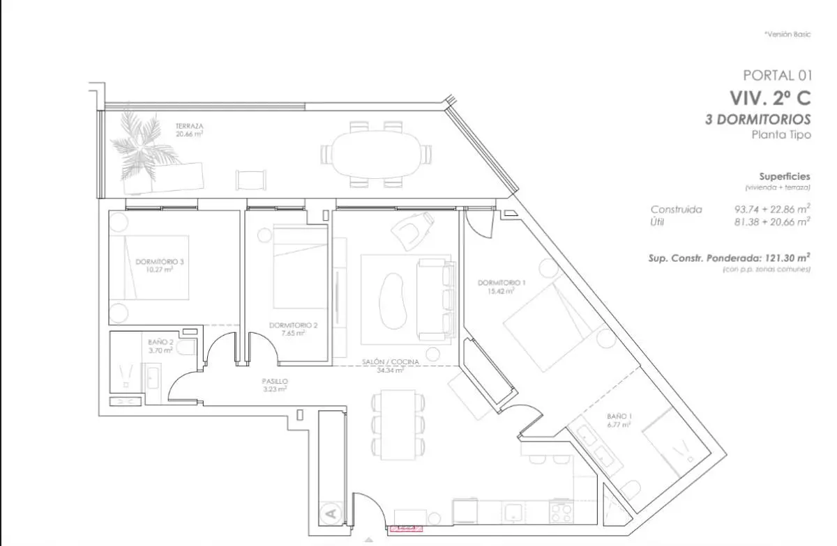 Apartment Of 99 M² In Fuengirola, Spain
