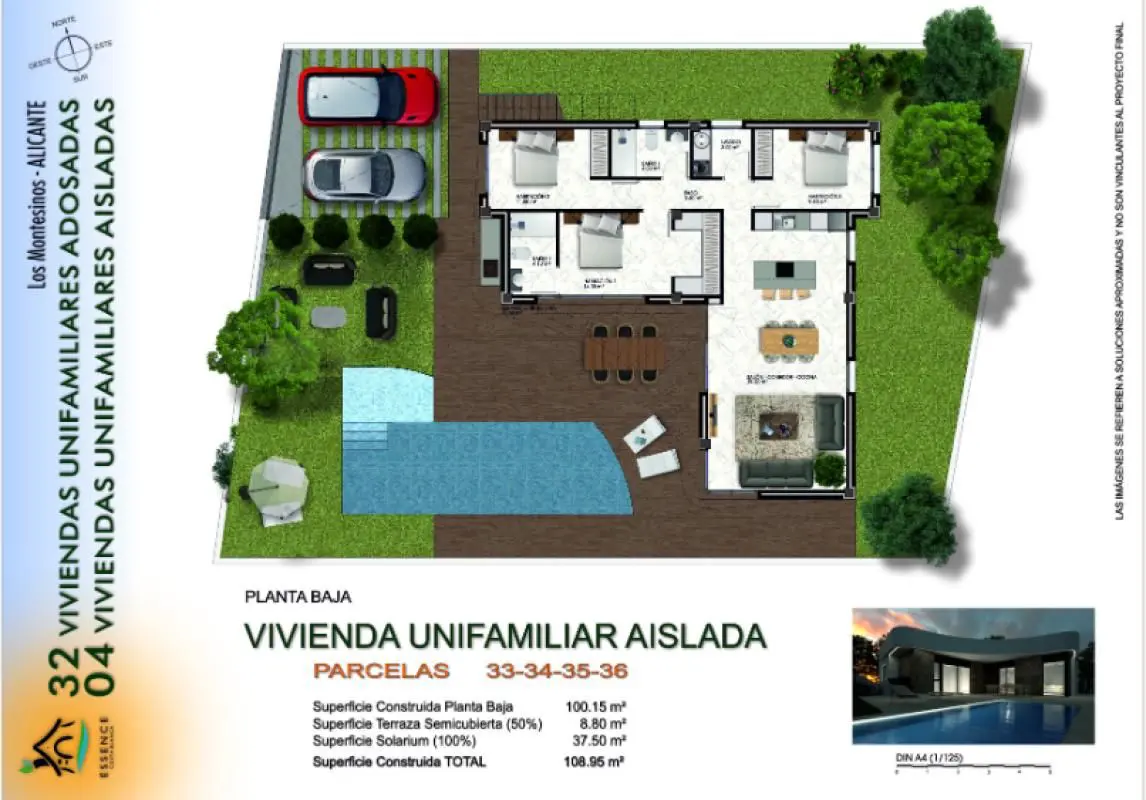 Villa Of 117 M² In Los Montesinos, Spain