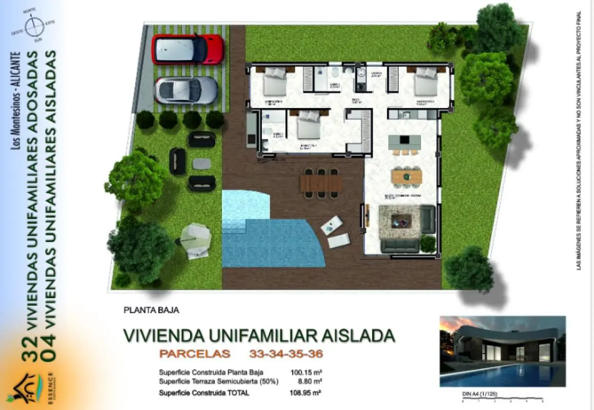 Villa Of 117 M² In Los Montesinos, Spain