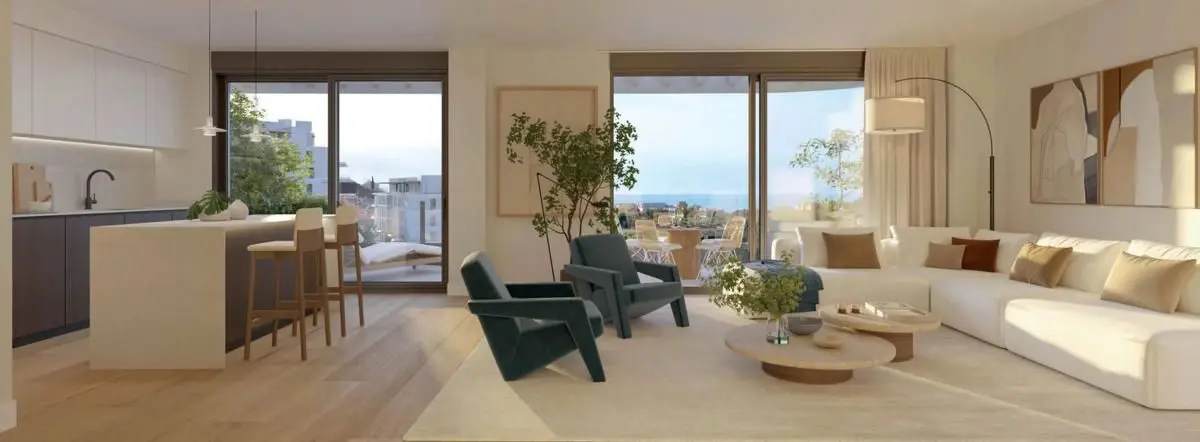 Apartment Of 95 M² With Sea View In Mijas, Spain