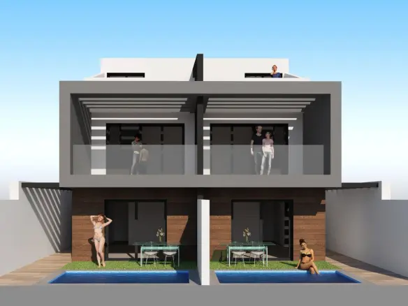 Villa Of 96 M² In Santiago De La Ribera, Spain
