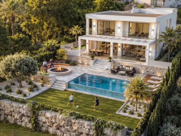 Villa Of 340 M² With Sea View In Mijas, Spain