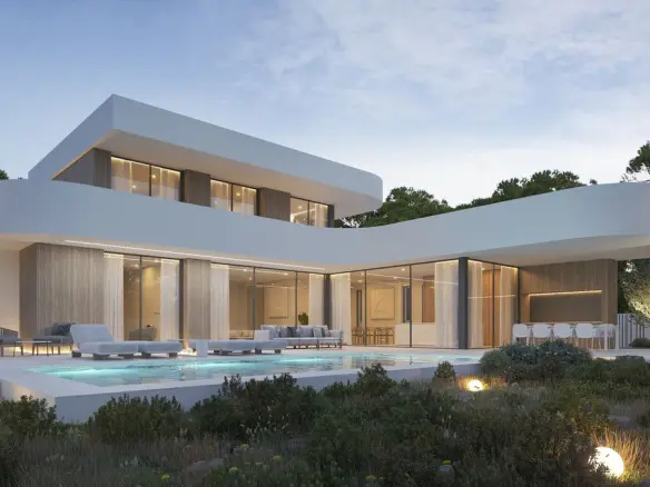 Villa Of 310 M² With Sea View In Moraira, Spain