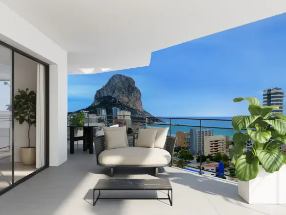 Apartment Of 104 M² With Sea View In Calpe, Spain