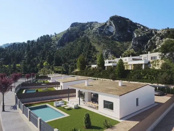 Villa Of 156 M² With Mediter Real Estate In Penaguila, Spain