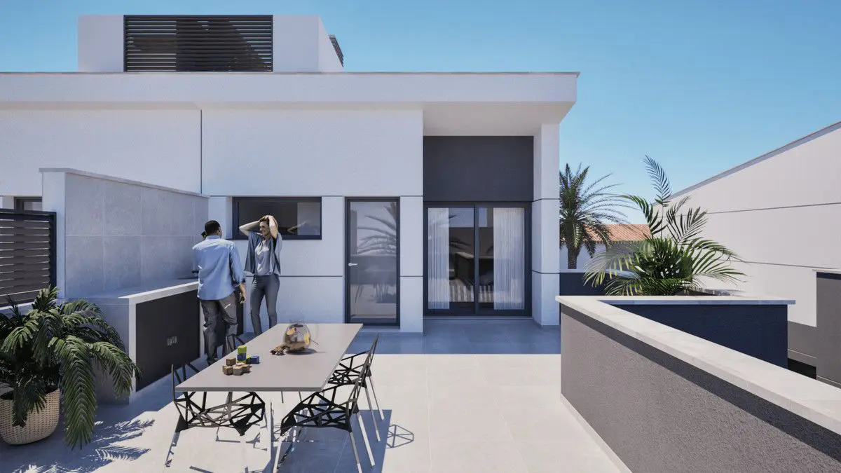 Villa Of 128 M² In Los Nietos, Spain