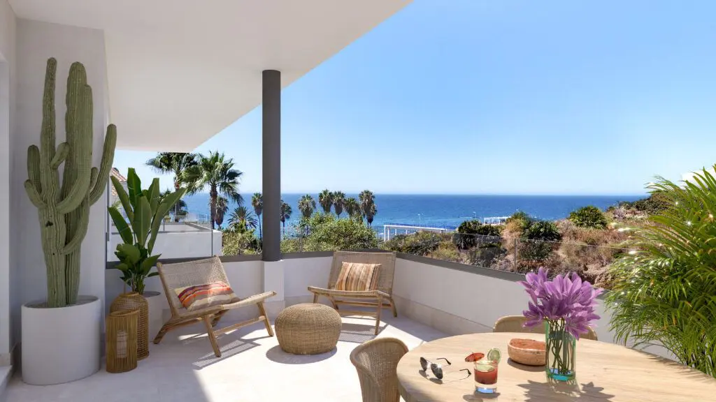 Apartment Of 101 M² With Sea Views In Mijas, Spain