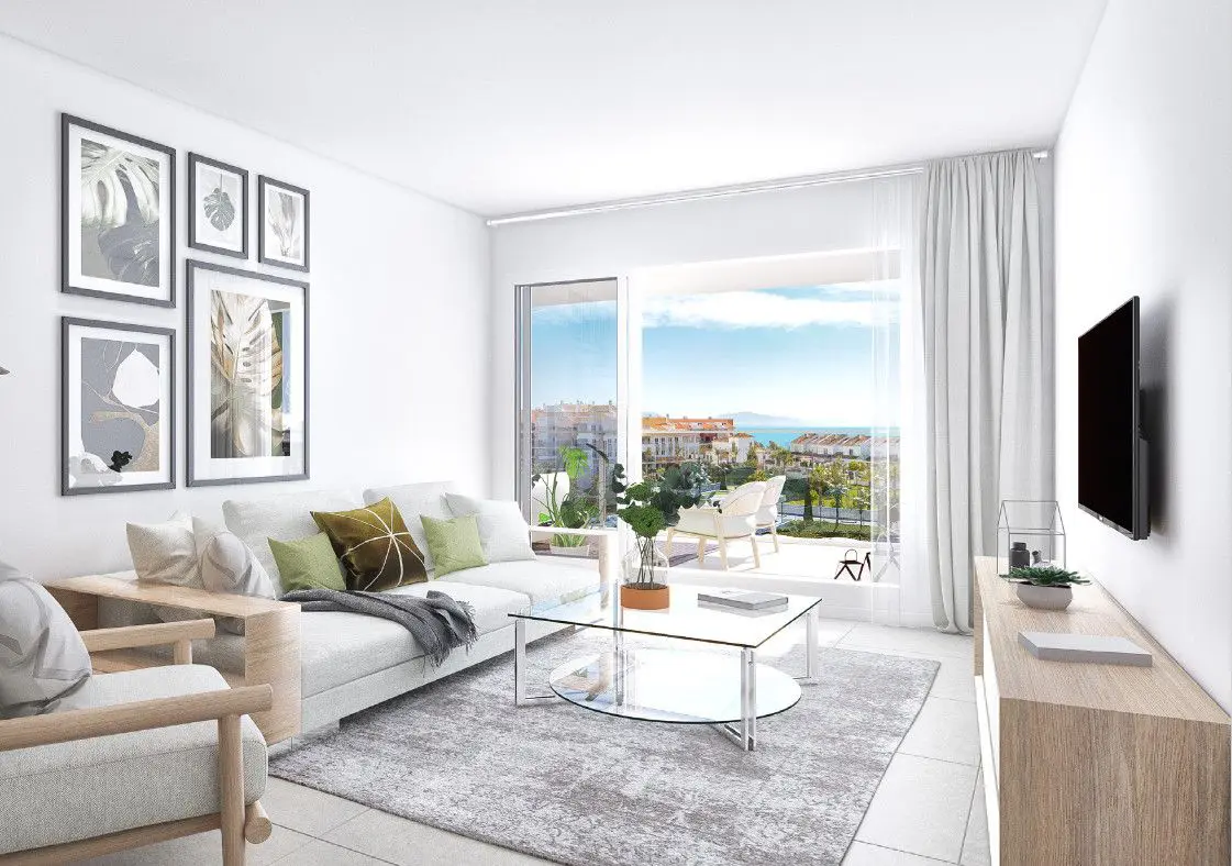 Apartment Of 136 M² With Sea Views In Manilva, Spain