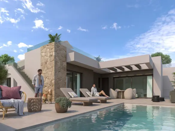 Villa Of 118 M² With Sea Views In Rojales