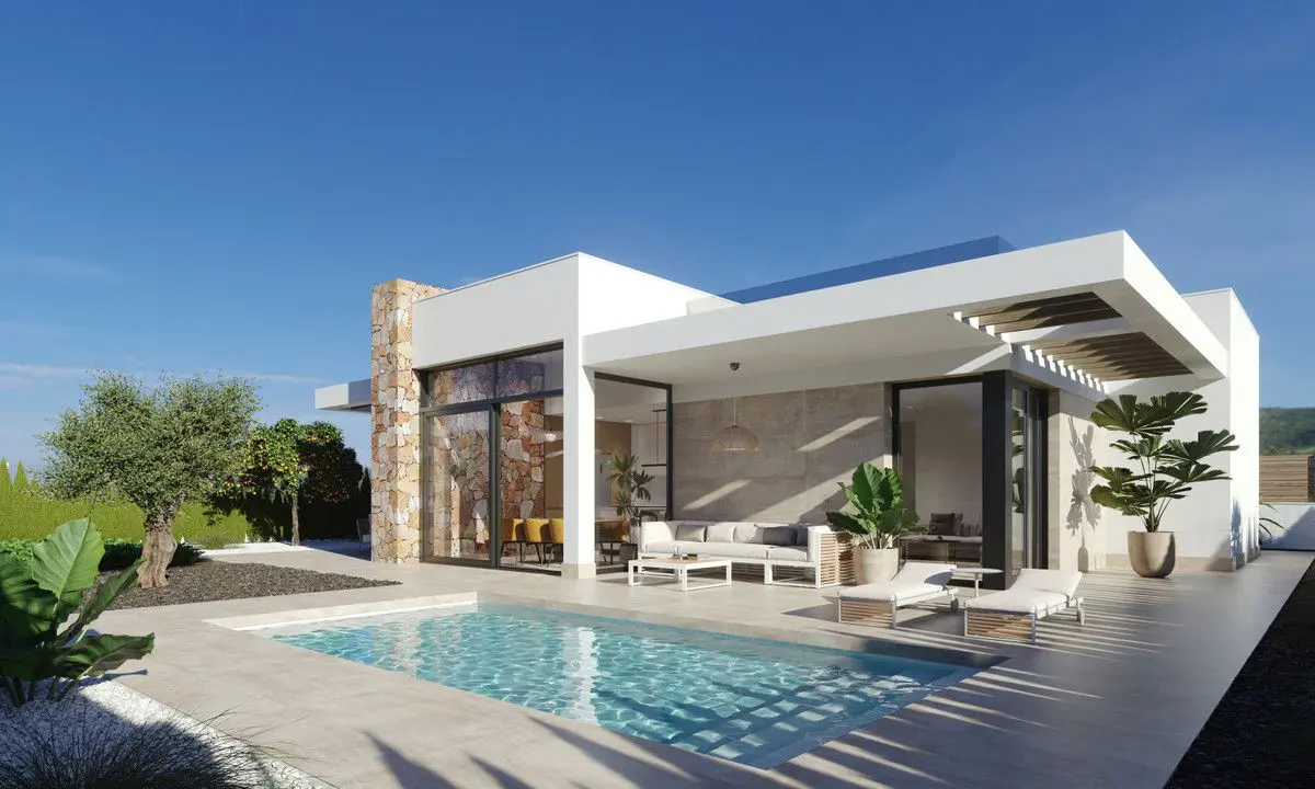 Villa Of 115 M² With A Garden In Fuente Alamo De Murcia