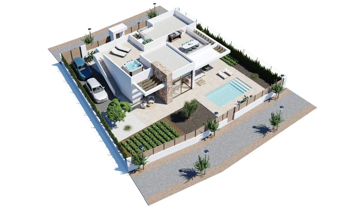 Villa Of 115 M² With A Garden In Fuente Alamo De Murcia