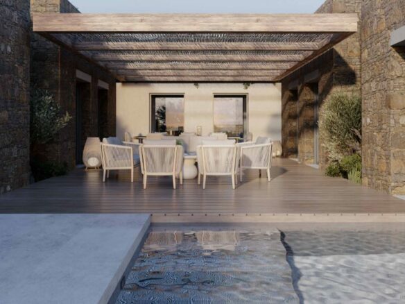 Villa Of 5 Bedrooms With Sea View In Agios Georgios, Antiparos