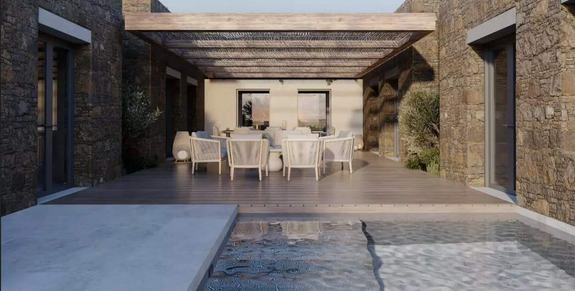 Villa Of 5 Bedrooms With Sea View In Agios Georgios, Antiparos