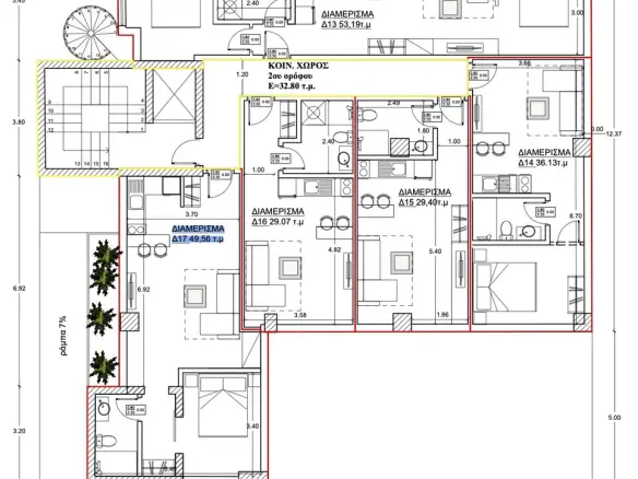 Flat Of 49 M² In Athens
