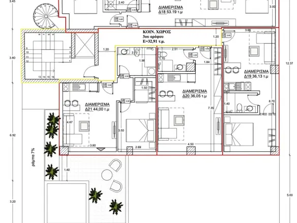 Flat Of 44 M² In Athens