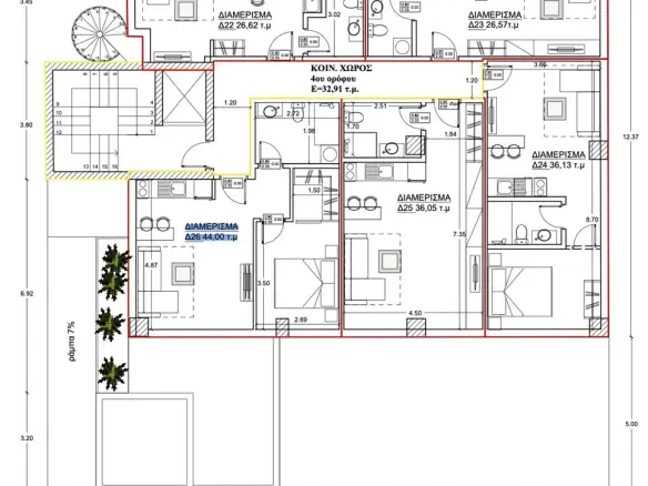 Flat Of 44 M² In Athens