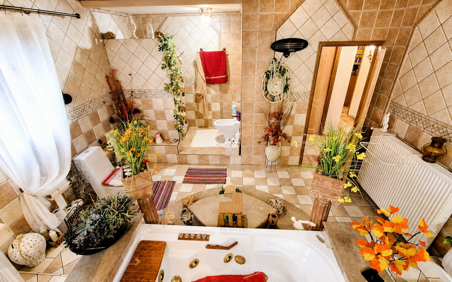 Elegant 7-bedroom Estate With Pool, Guest House & Sea Views Near Agia Pelagia, Heraklion