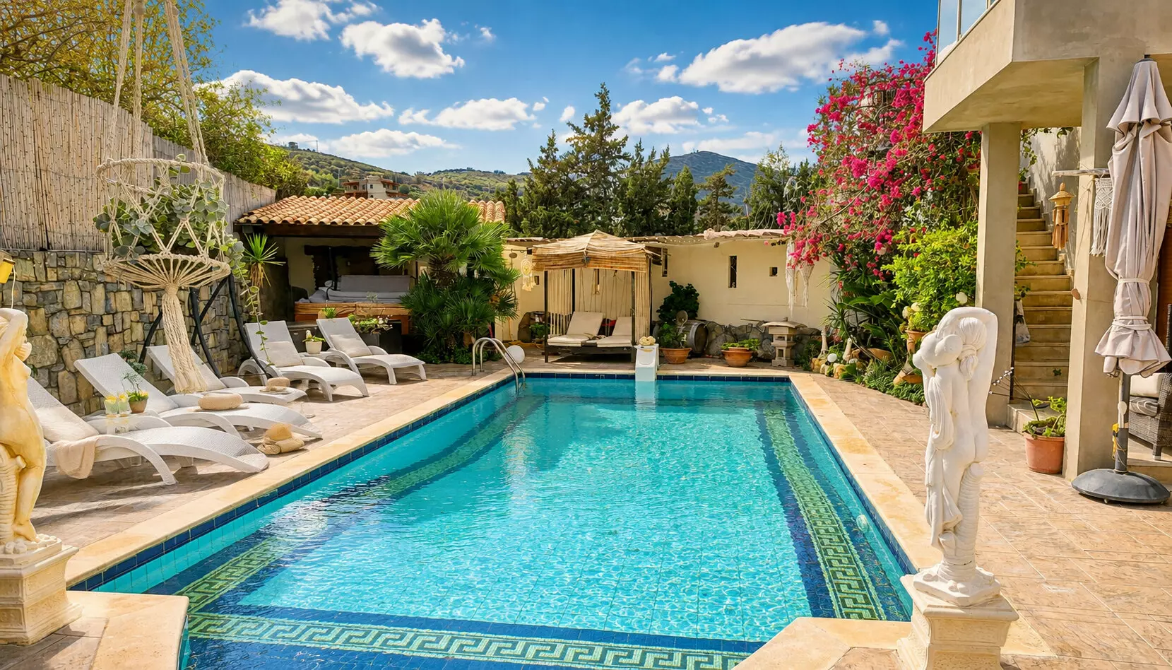 Estate Of 7 Bedrooms With Pool And Guest House In Agia Pelagia, Heraklion