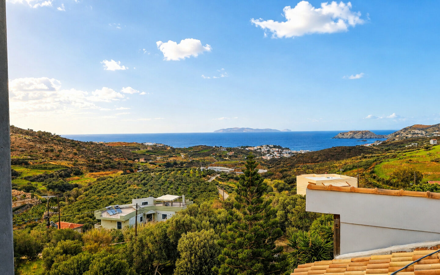 Elegant 7-bedroom Estate With Pool, Guest House & Sea Views Near Agia Pelagia, Heraklion