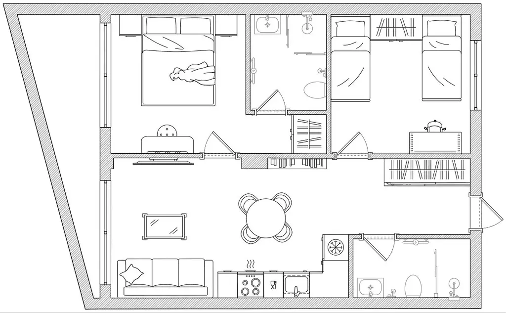 Flat Of 61 M² In Crete