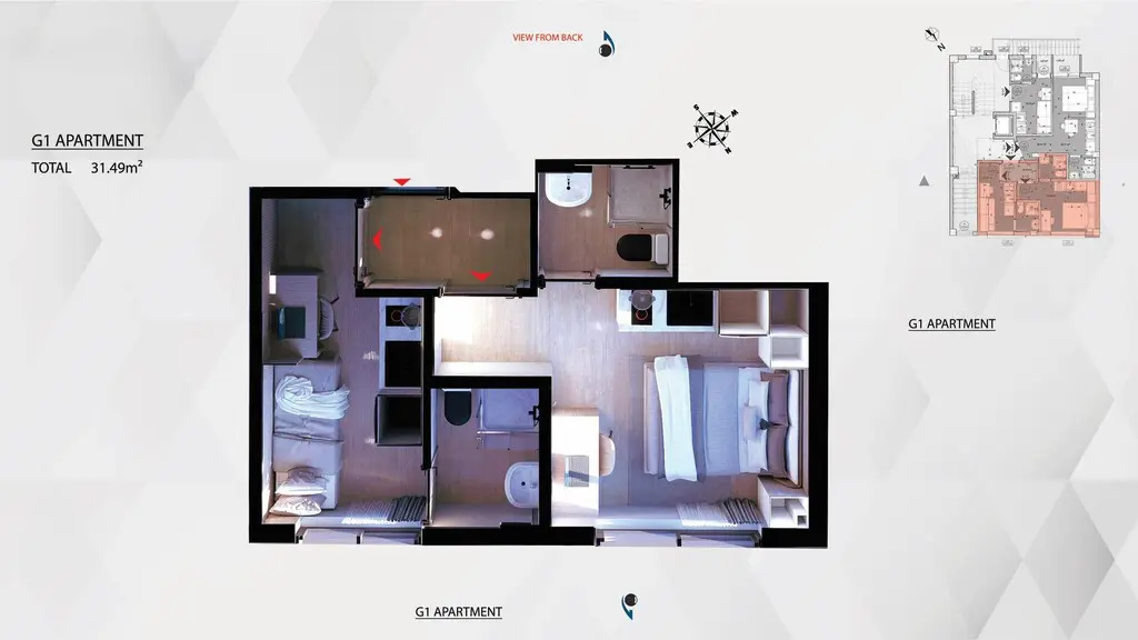 Flat Of 32 M² In Athens