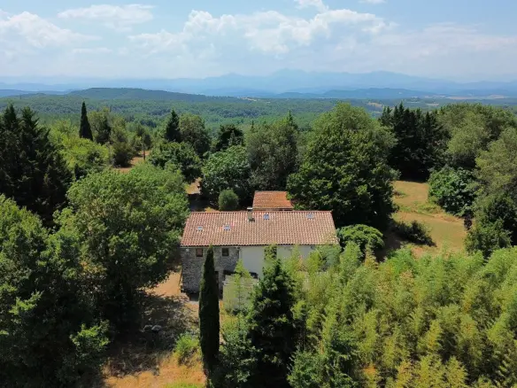 Stone Farmhouse Of 250 M² With Land, Views, And Privacy In Mirepoix