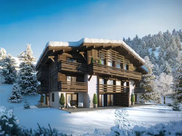 Ski Apartment Of 85 M² With 3 Bedrooms In Megeve, Haute-savoie
