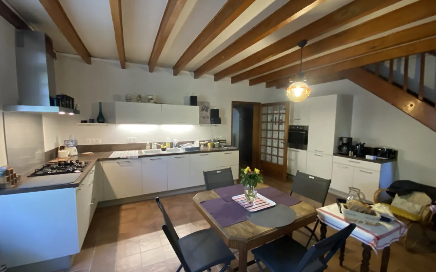 Three-bedroom Village House Of 120 M² With Garage And Garden In Saint-christophe-de-double