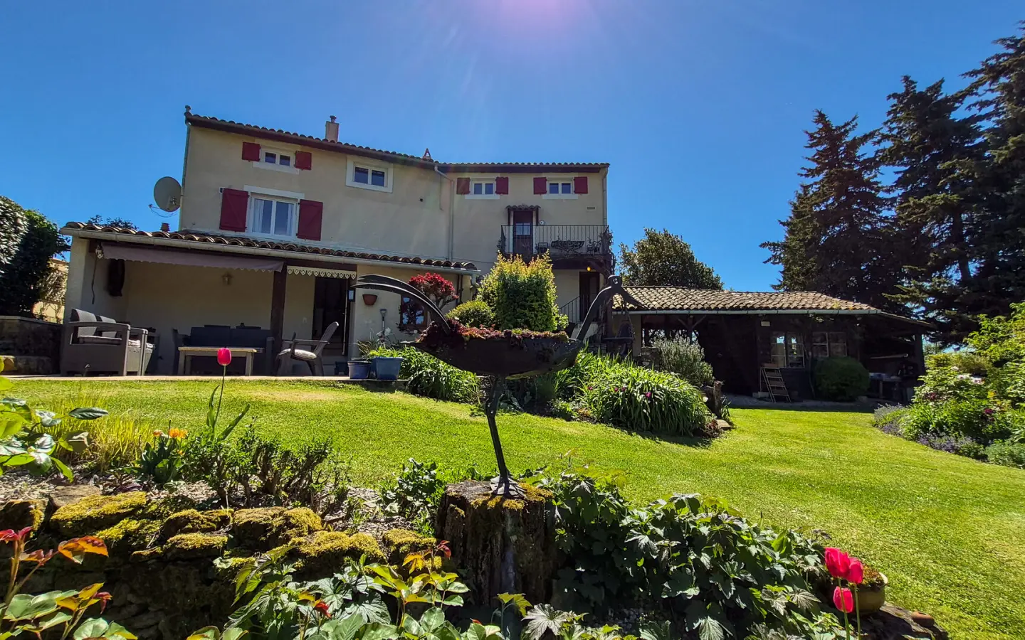 House Of 6 Bedrooms With Pool, Gardens, And Pyrenees Views In 15 Minutes From Mirepoix