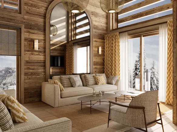 Ski Apartment Of 85 M² With 3 Bedrooms In Megeve, Haute-savoie