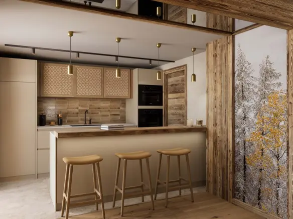 Ski Apartment Of 2 Bedrooms With Mountain View In Megeve, Haute-savoie