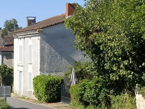 Three-bedroom Village House Of 120 M² With Garage And Garden In Saint-christophe-de-double