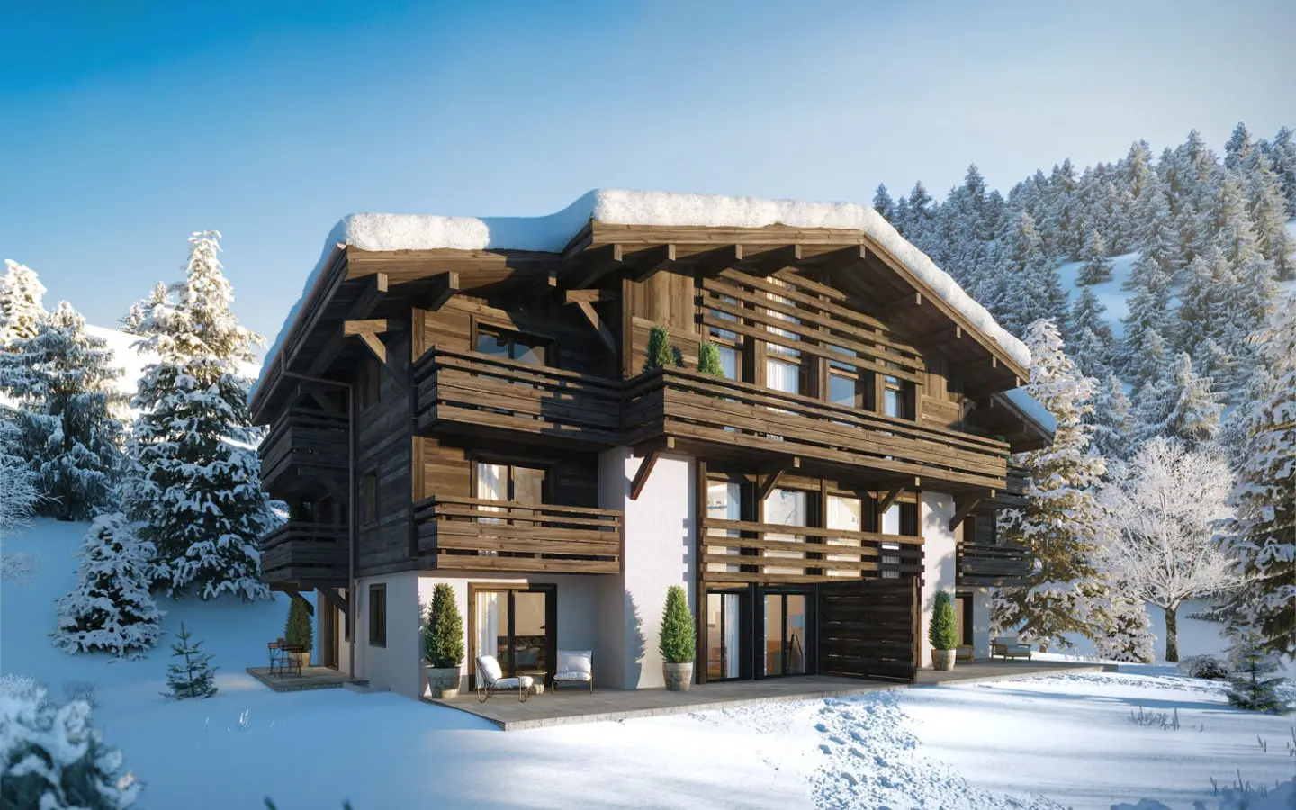 Ski Apartment Of 2 Bedrooms With Mountain View In Megeve, Haute-savoie