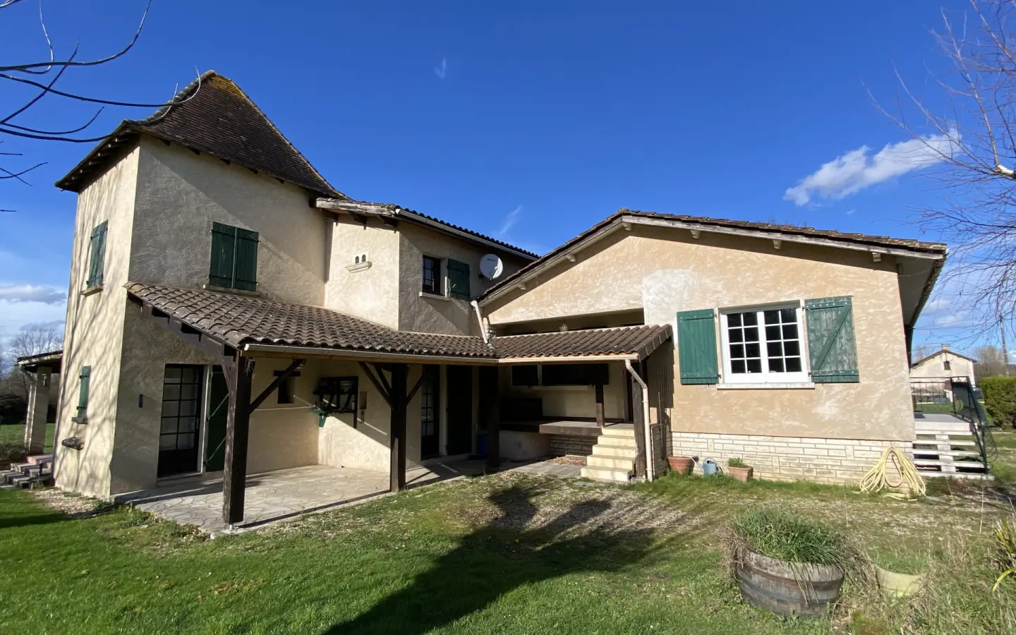 Village House Of 4 Bedrooms With Over An Acre Of Garden In Dordogne