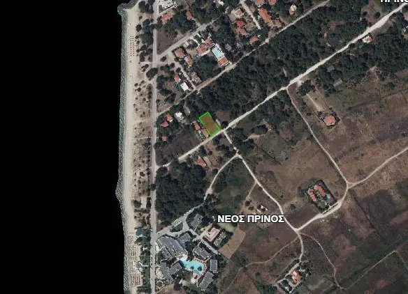 Land Of 800 M² On The Island Of Thassos