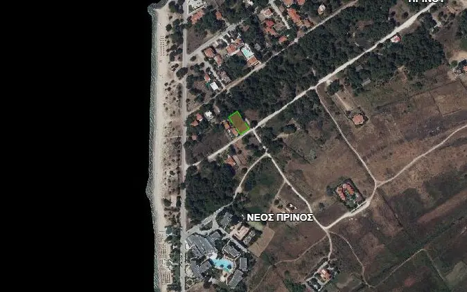 Land Of 800 M² On The Island Of Thassos