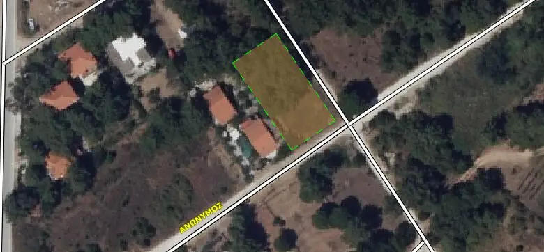 Land Of 800 M² On The Island Of Thassos