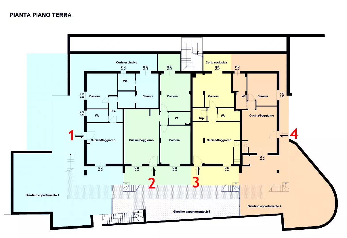 3 piano terra Residenze Vista Mare Nuova Costruzione A Sanremo