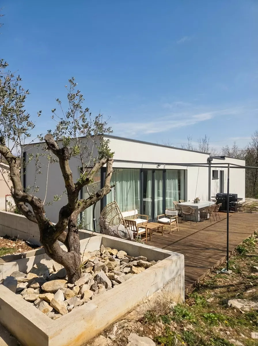 Detached House Of 180 M² With Modern Design Near Labin In Walking Distance To Old Town
