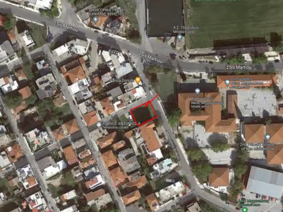 Land Of 547 M² In The Suburbs Of Thessaloniki