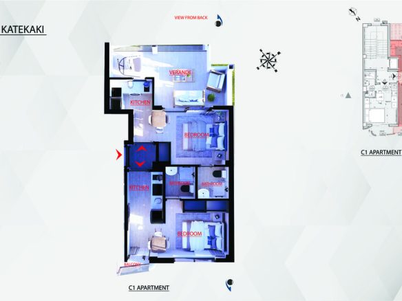 Flat In Ampelokipoi – Pentagon, Greece (44 M²)