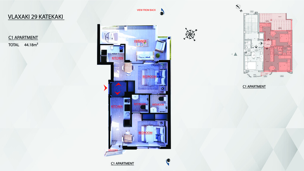 Flat Of 44 M² In Athens