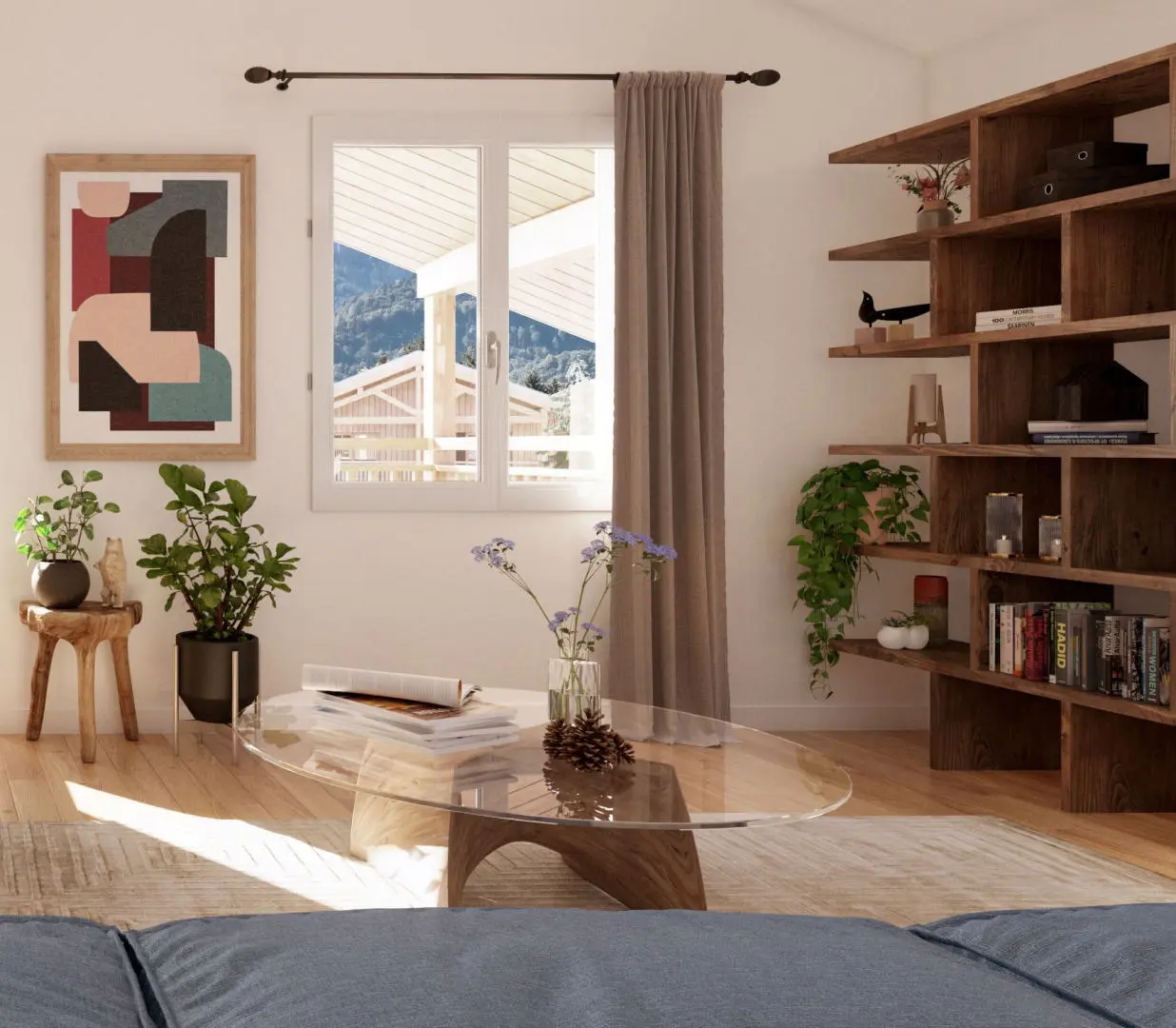 1 Bedroom Penthouse Of 30 M² With Balcony In Samoens, Haute-savoie