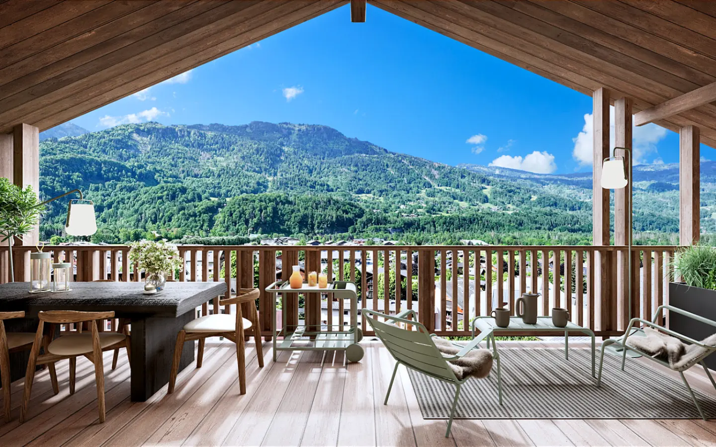 2-bedroom Penthouse In Samoens, France (67 M²)